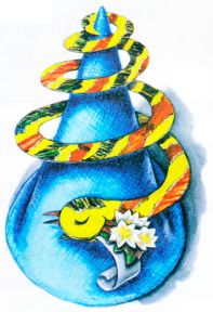 приручить змеи раскраска Фото новогодних мультяшных змей Поделка змея