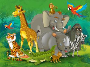 Стихи про животных для детей 2-3 лет