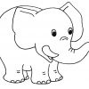 Раскраска для детей. Слон